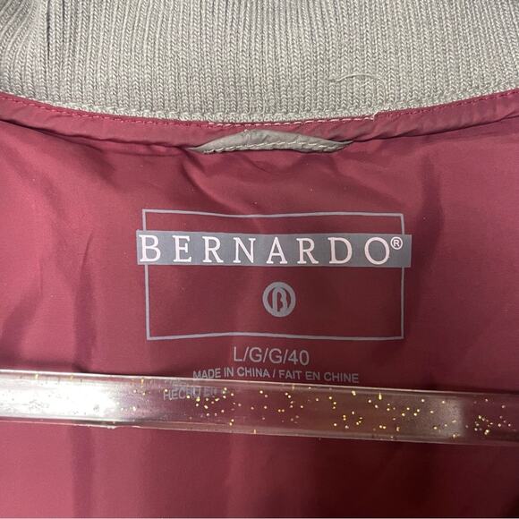 BERNARDO Stylish Pewter Primaloft Quilted Puffer Winter Jacket Size L - Picture 7 of 12